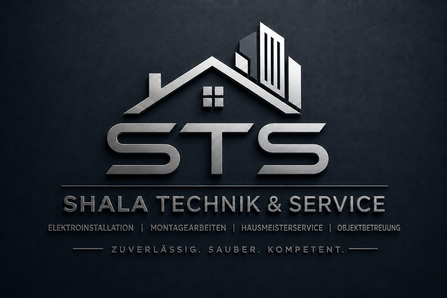 STS – Shala Technik & Service Logo mit Leistungszeile und Claim